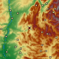 Nearby Forecast Locations - Die - Mapa