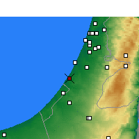 Nearby Forecast Locations - Ascalón - Mapa