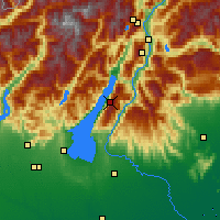 Nearby Forecast Locations - Malcesine - Mapa