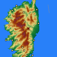 Nearby Forecast Locations - Vezzani - Mapa