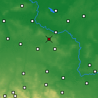 Nearby Forecast Locations - Wierzchowice - Mapa