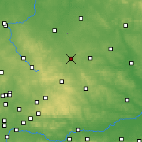 Nearby Forecast Locations - Obiechów - Mapa