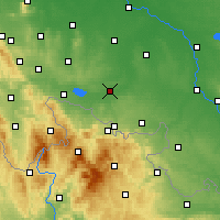 Nearby Forecast Locations - Nysa - Mapa