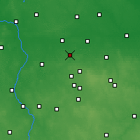 Nearby Forecast Locations - Ozorków - Mapa