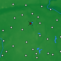 Nearby Forecast Locations - Żnin - Mapa