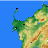 Nearby Forecast Locations - Sácer - Mapa