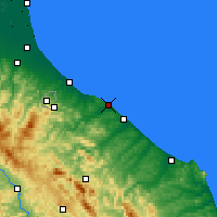 Nearby Forecast Locations - Pésaro - Mapa