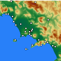Nearby Forecast Locations - Afragola - Mapa