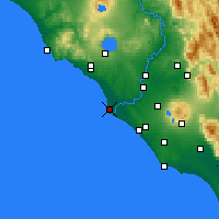 Nearby Forecast Locations - Fiumicino - Mapa