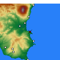 Nearby Forecast Locations - Brucoli - Mapa