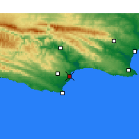 Nearby Forecast Locations - Bahía de Jeffreys - Mapa