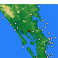 Nearby Forecast Locations - Paparoa - Mapa
