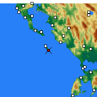 Nearby Forecast Locations - Gáios - Mapa