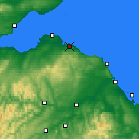 Nearby Forecast Locations - Dunbar - Mapa