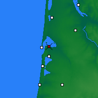 Nearby Forecast Locations - Arcachón - Mapa
