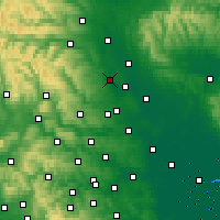 Nearby Forecast Locations - Ripon - Mapa