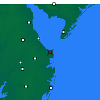 Nearby Forecast Locations - Lewes - Mapa