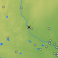 Nearby Forecast Locations - Sauk Rapids - Mapa
