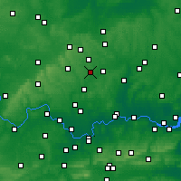 Nearby Forecast Locations - St. Albans - Mapa