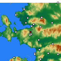 Nearby Forecast Locations - Seferihisar - Mapa