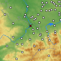 Nearby Forecast Locations - Bohumín - Mapa