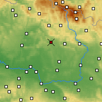 Nearby Forecast Locations - Jičín - Mapa