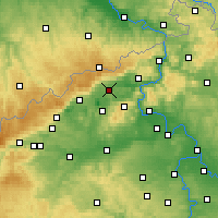 Nearby Forecast Locations - Teplice - Mapa