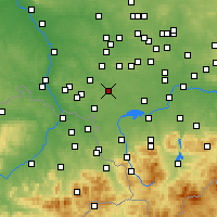 Nearby Forecast Locations - Żory - Mapa