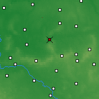 Nearby Forecast Locations - Milicz - Mapa