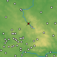 Nearby Forecast Locations - Myszków - Mapa
