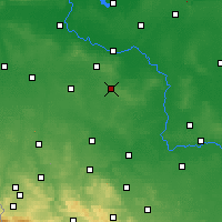 Nearby Forecast Locations - Polkowice - Mapa