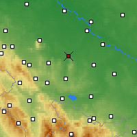 Nearby Forecast Locations - Strzelin - Mapa