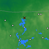 Nearby Forecast Locations - Węgorzewo - Mapa