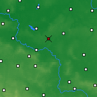 Nearby Forecast Locations - Wschowa - Mapa