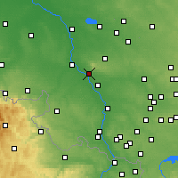 Nearby Forecast Locations - Zdzieszowice - Mapa