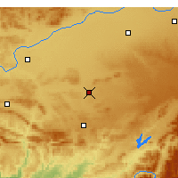 Nearby Forecast Locations - Valdepeñas - Mapa