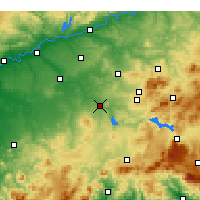 Nearby Forecast Locations - Puente Genil - Mapa