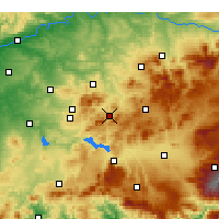 Nearby Forecast Locations - Priego de Córdoba - Mapa