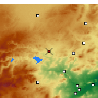 Nearby Forecast Locations - Hellín - Mapa