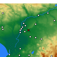 Nearby Forecast Locations - Alcalá de Guadaíra - Mapa