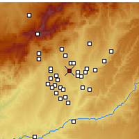 Nearby Forecast Locations - Pinar de Chamartin - Mapa