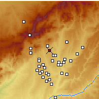 Nearby Forecast Locations - Tres Cantos - Mapa