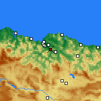 Nearby Forecast Locations - Santuchu - Mapa