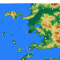 Nearby Forecast Locations - Didim - Mapa