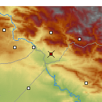 Nearby Forecast Locations - Silopi - Mapa