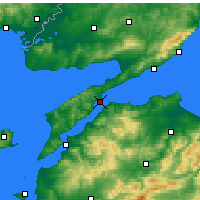Nearby Forecast Locations - Galípoli - Mapa