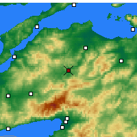 Nearby Forecast Locations - Çan - Mapa