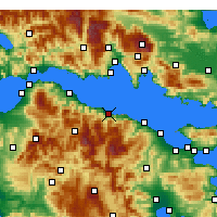 Nearby Forecast Locations - Egira - Mapa