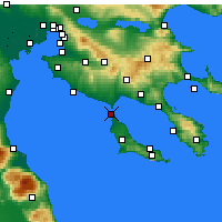 Nearby Forecast Locations - Nea Poteidaia - Mapa
