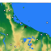 Nearby Forecast Locations - Te Puke - Mapa